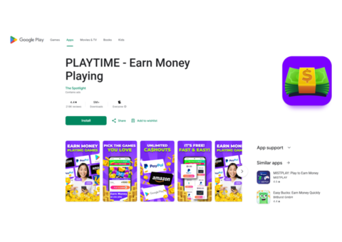 Install and play in the PLAYTIME App!