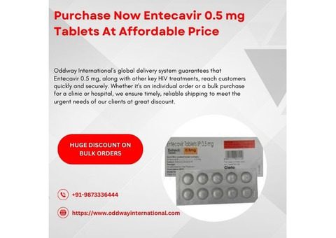 Great Deal On Entecavir 0.5 mg Tablets At Specialty Pharmacy