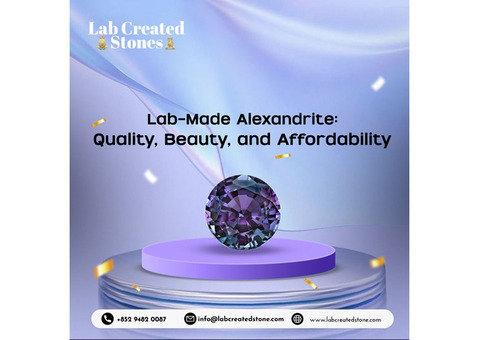 Brilliant Lab Created Alexandrite Stones for Custom Jewelry