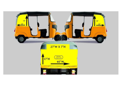 Creative Auto Rickshaw Ad Solutions - Litost India