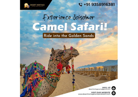 Jaisalmer Camel Safari Tour – An Authentic Desert Experience