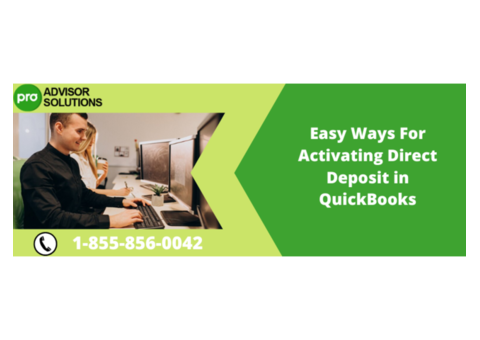 Activating Direct Deposit in QuickBooks