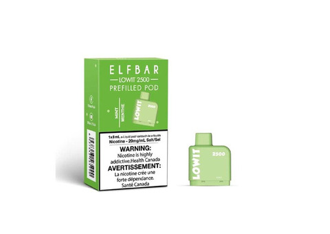 Elf Bar Lowit 2500 Puff Prefilled Pod - 10ct