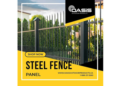 Steel Fence:Powder-Coated Fencing for Long-Lasting Protection