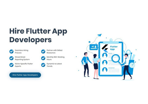 Hire Flutter App Developers for Custom App Solutions In USA.