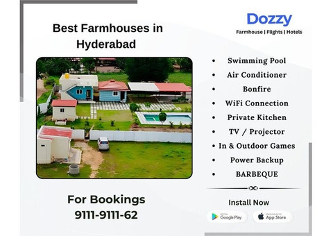 Private farmhouse for rent in Hyderabad