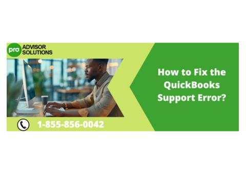 QuickBooks Error Support Expert Solutions for QuickBooks Errors