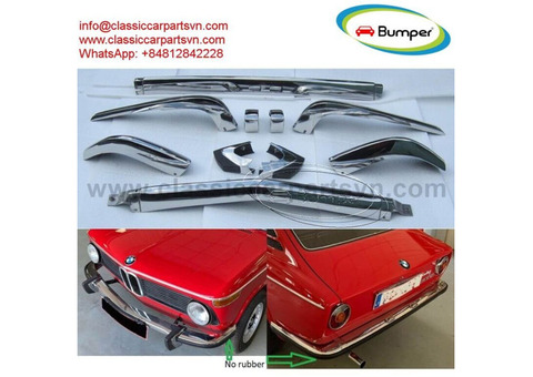 BMW 1502.1602.1802.2002 bumpers (1971-1976) by stainless steel