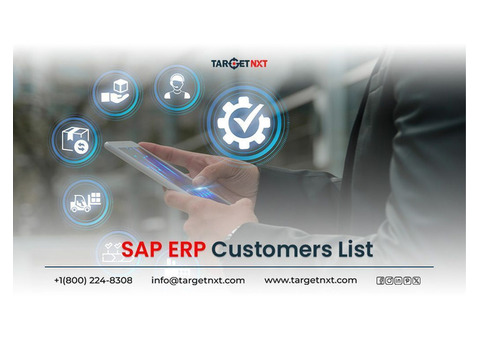 Establish your business using our SAP ERP Customers List.