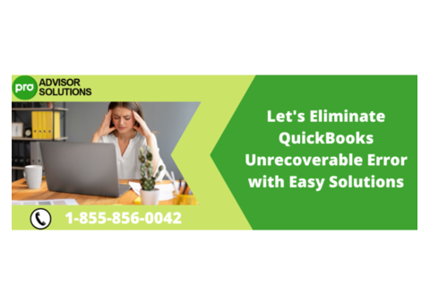 QuickBooks Unrecoverable Error Common Causes and Fixes