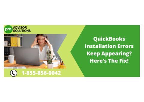 Resolving QuickBooks Installation Errors for a Smooth Setup Experience