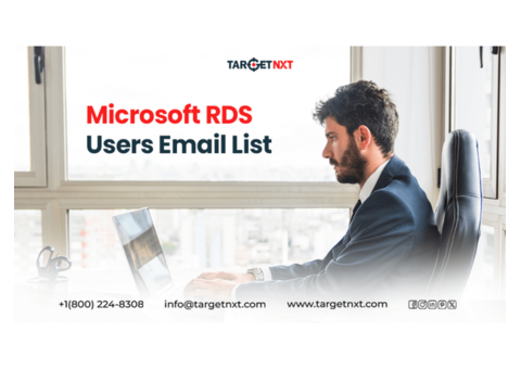 Accredit Your Marketing Teams With Our Microsoft RDS Users Email List