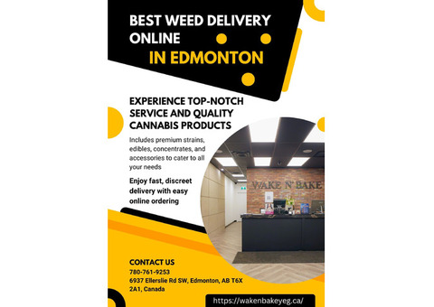 Edmonton's Best Same-day Weed Delivery Service Wake N Bake