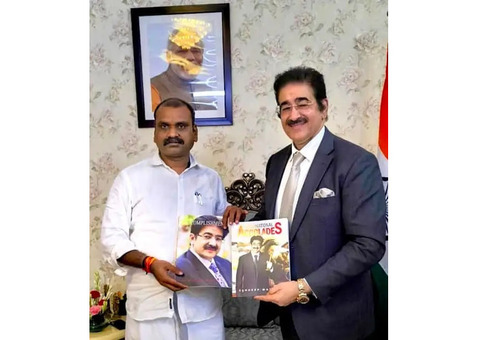 Sandeep Marwah Meets Minister of State L. Murugan to Discuss Media