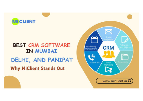 Best CRM Software in Mumbai, Delhi, and Panipat – MiClient