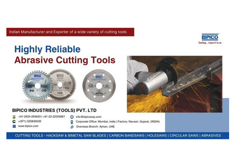 Highly Reliable Abrasive Cutting Tools From BIPICO