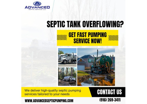 Septic Tank Overflowing? Get Fast Pumping Service Now!