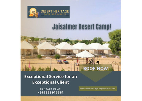 Book Your 5 Star Luxury Tent in Jaisalmer with AC Comfort