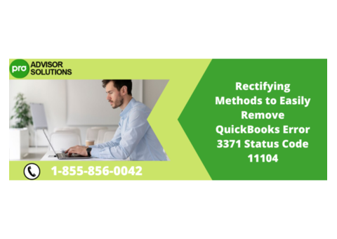 QuickBooks Error 3371 Status Code 11104 Causes and How to Resolve It