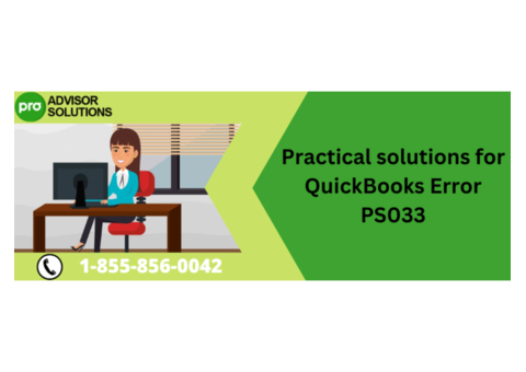 QuickBooks Error PS033 Causes and Solutions for Payroll Issues