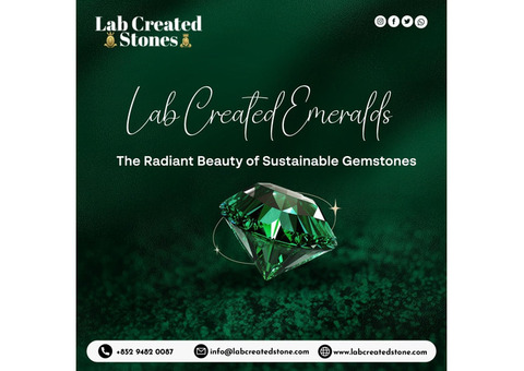 Lab Created Emerald Stones for Jewelry Making and Collectors