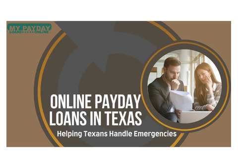 Online Payday Loans Texas – Supporting You During Tough Times