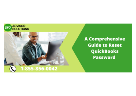 Reset QuickBooks Password Step-by-Step Guide for Account Access