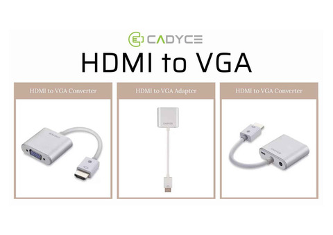 Cadyce: Reliable HDMI to VGA Converter for Seamless Connectivity