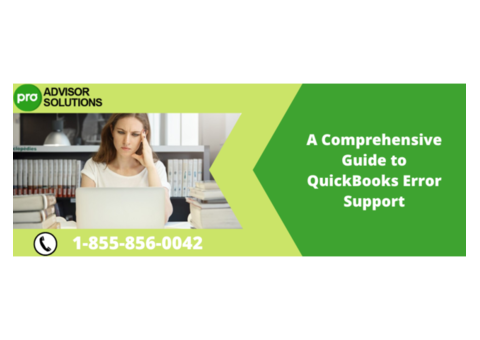 QuickBooks Error Support Comprehensive Solutions for QuickBooks Issues