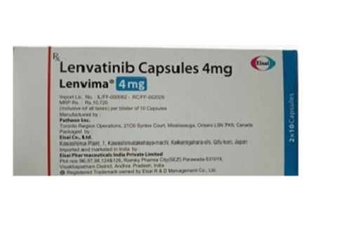 Buy Lenvima 4 mg Capsules Online for Thyroid Cancer Support