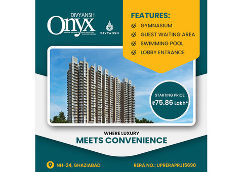 Divyansh Onyx | 2 Bhk Apartments | Ghaziabad