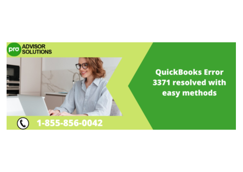 QuickBooks Error 3371 Causes and How to Resolve It Quickly