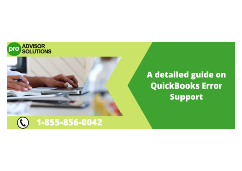 QuickBooks Error Support Reliable Solutions for QuickBooks Issues