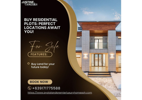 Buy Residential Plots: Perfect Locations Await You!