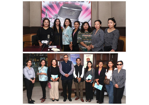 Journalist Delegation from Nepal Visits Marwah Studios