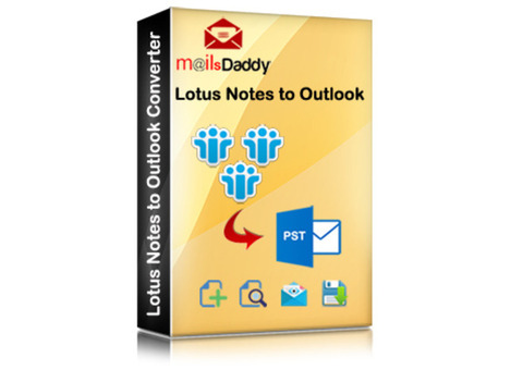 MailsDaddy Lotus Notes to Outlook Converter