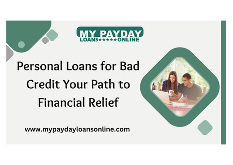 Bad Credit? Get Personal Loans Online with Fast Approval