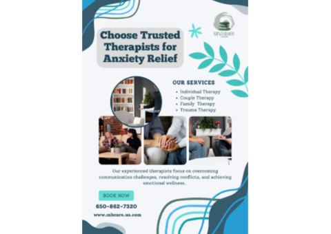 Choose Trusted Therapists for Anxiety Relief