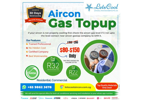 Aircon Gas topup