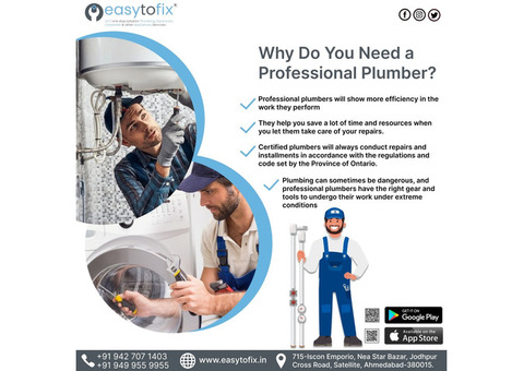 Get the Expert Plumbing Services in Ahmedabad | 9499559955