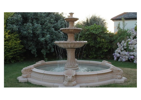 Stone Garden Fountain - Geoffs Garden Ornaments Ltd