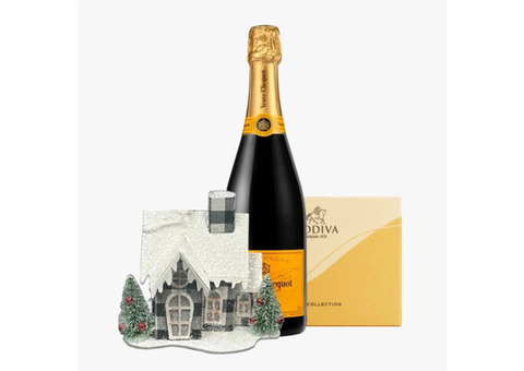 Buy Luxurious Veuve Clicquot Gift Basket at Best Price