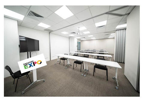 Spacious Conference and Convention Hall Available at Singapore EXPO