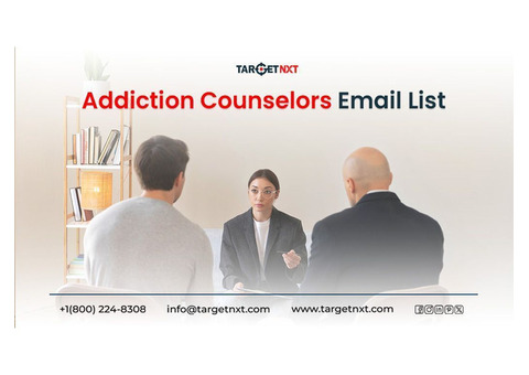 Grab our extensive Addiction Counsellors Email List