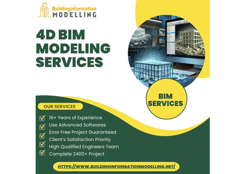 Plan Ahead with 4D BIM Modeling Services by Industry Leaders