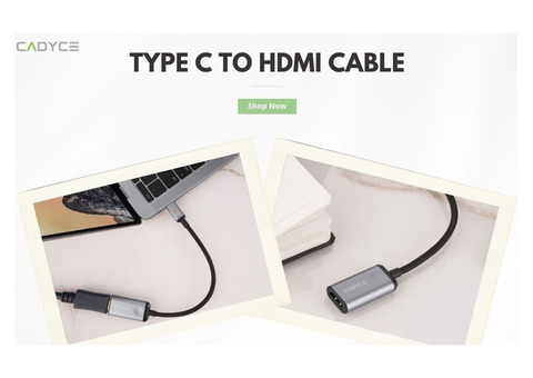 Seamlessly Connect with Cadyce’s Type C to HDMI Adapter