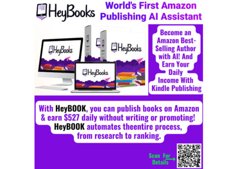 HeyBooks - 100% Passive Income – more u publish, the more u can earn