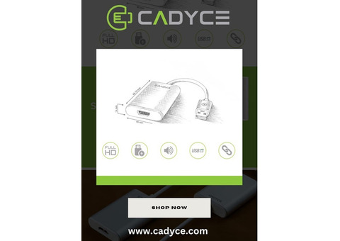 Seamlessly Connect with Cadyce’s HDMI to USB Converter