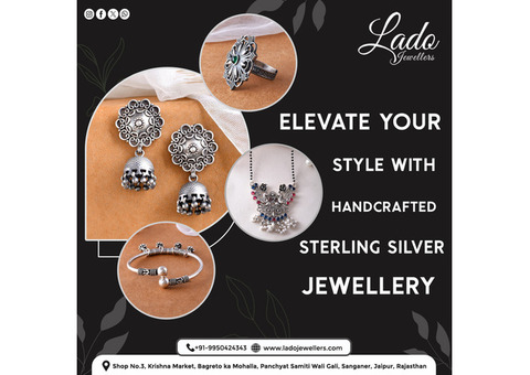 Discover Handcrafted Silver Jewellery Online in Jaipur