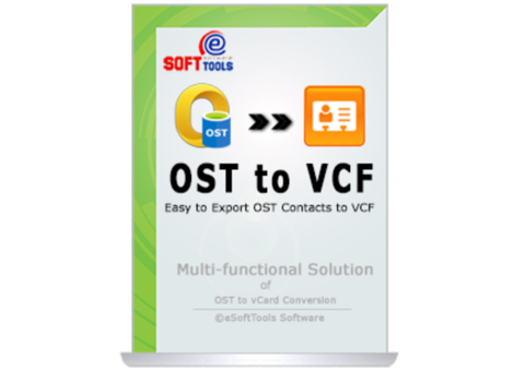 eSoftTools Outlook OST to vCard converter software